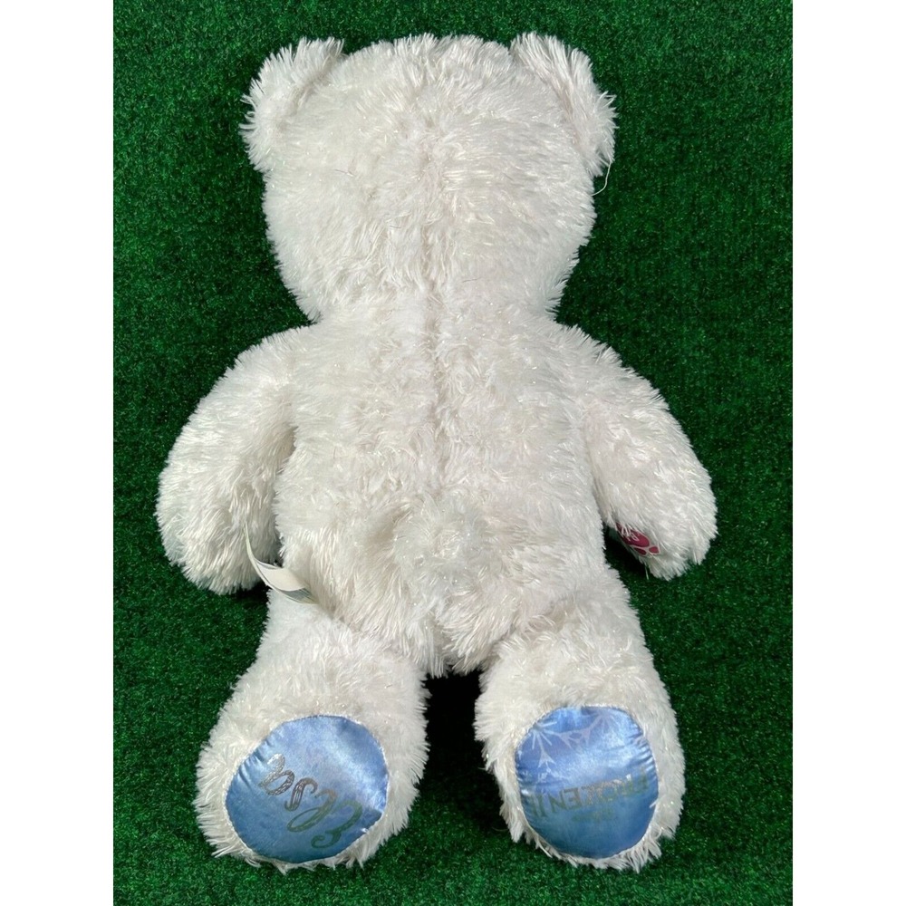 Build-A-Bear Disney Frozen Elsa Plush White & Blue Furry Soft Stuffed Animal - Picture 2 of 6